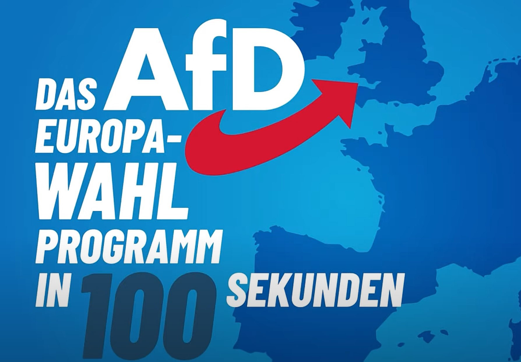 AfD Europawahlprogramm 2024 in 100 Sekunden
